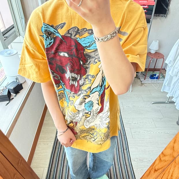 Rapahell 오리엔탈 반팔 티셔츠