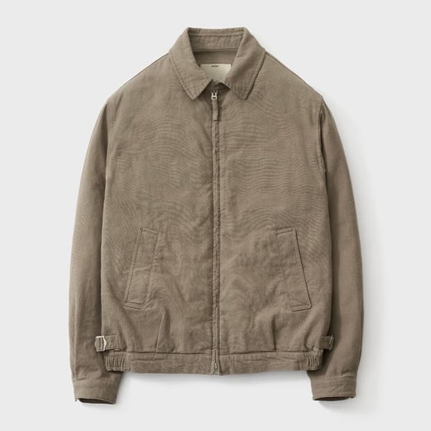 [2] 포터리 코튼 린넨 스윙탑 블루종 자켓