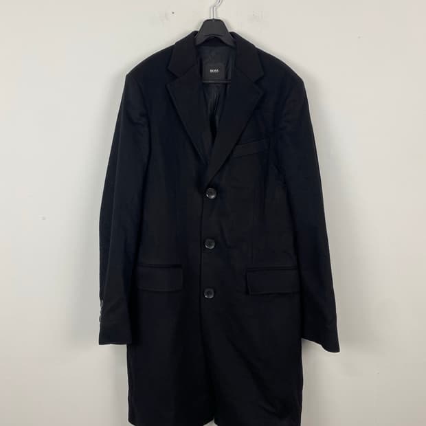 휴고보스 HUGO BOSS 콜롬보 캐시미어 100 스티치 코트 46