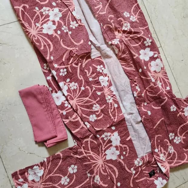 코튼 100% 일본유명 브랜드 유카타 midori obi arts