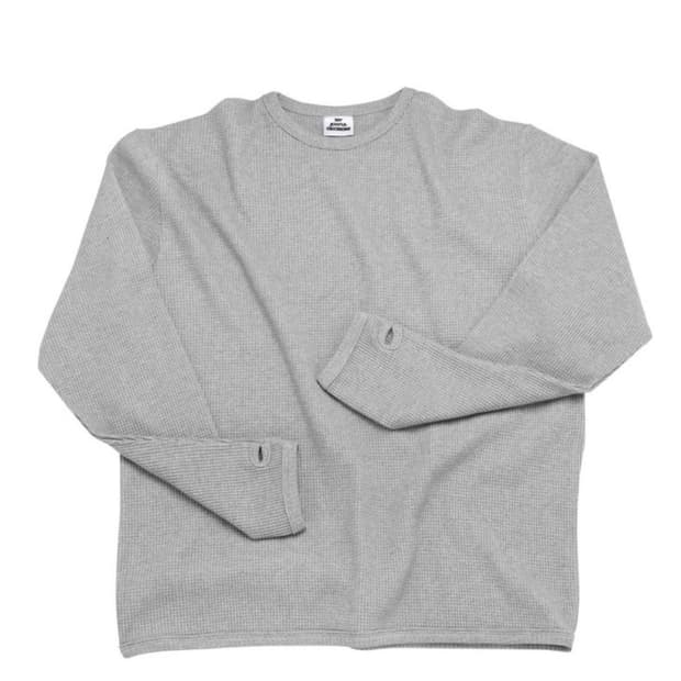 Mjd 와플 핑거홀 롱슬리브