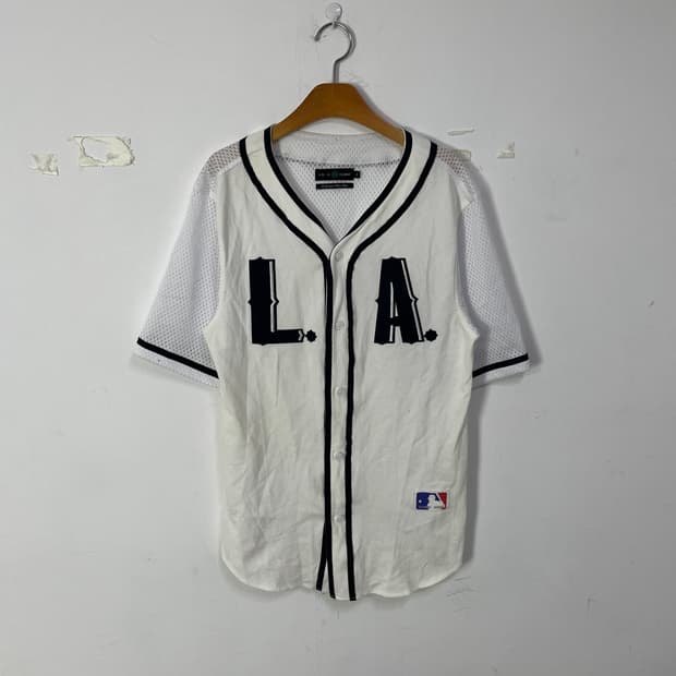 UDLR classic 야구 셔츠 화이트