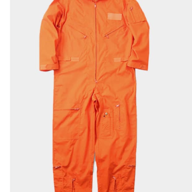 로스코 점프슈트 오렌지