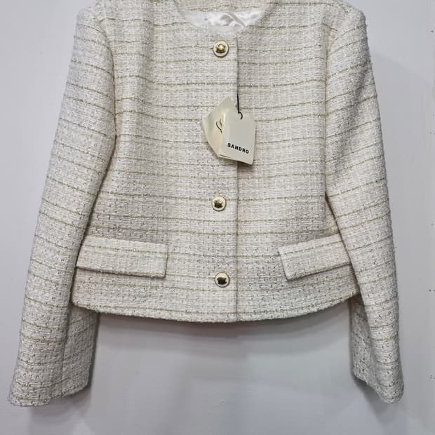 산드로 여성 트위드 자켓