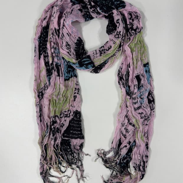 pattern scarf 