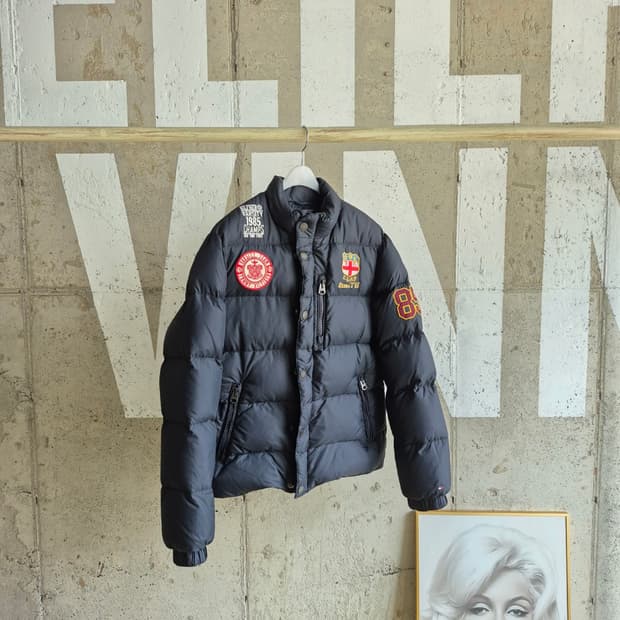 타미힐피거 패치 푸퍼 패딩(S공용)