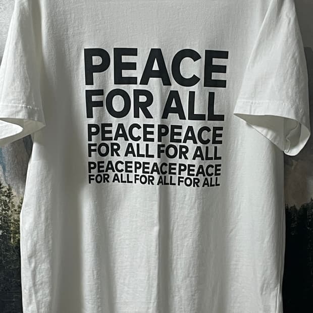 2XL) 유니클로UT Peace for all 반팔 티셔츠