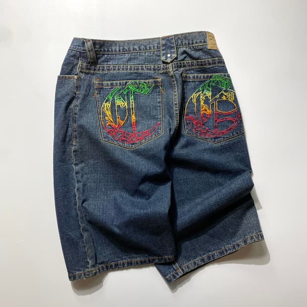 [36] Coogi 쿠지 데님 버뮤다 팬츠