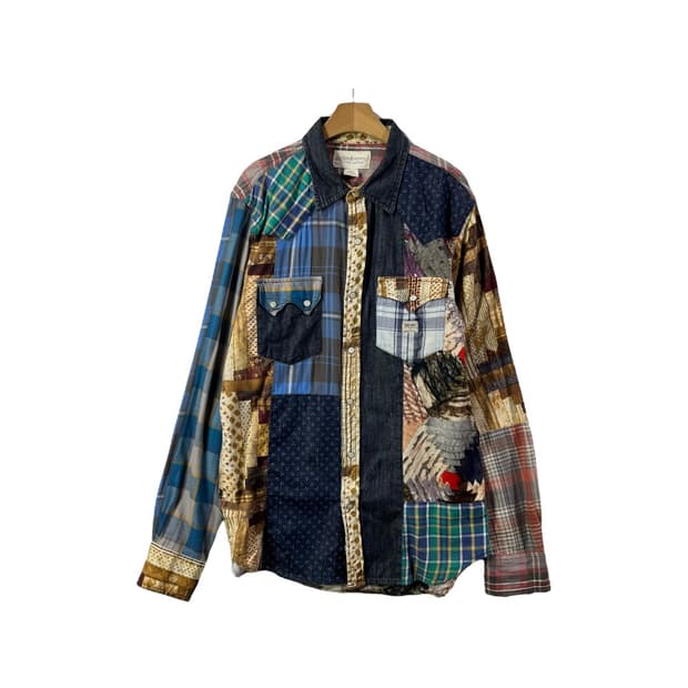[Denim And Supply] 랄프로렌 패치워크 웨스턴 셔츠