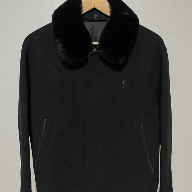 입생로랑 퍼 자켓