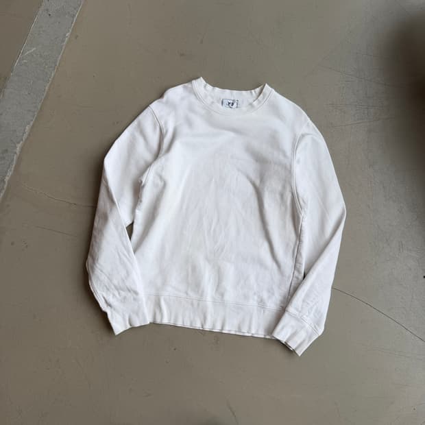 Y-3 요지야마모토 크루넥 스웻셔츠
