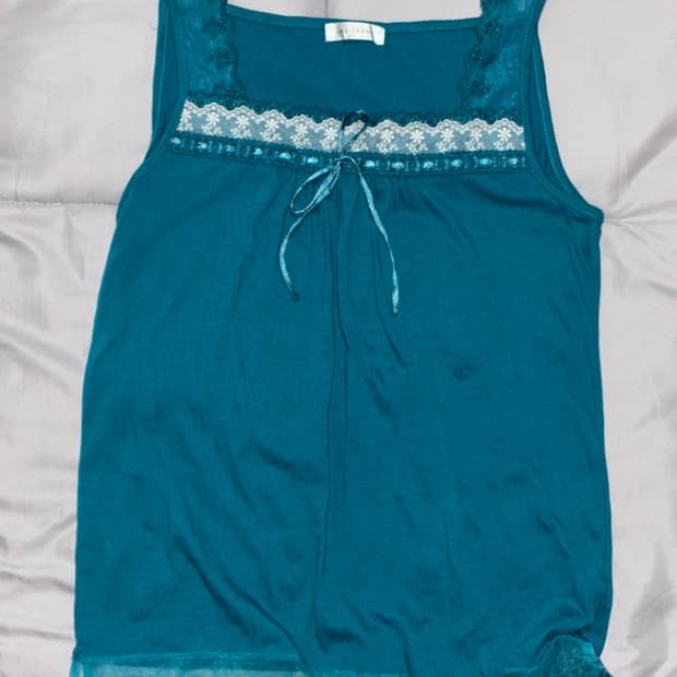 mint lace sleeveless 