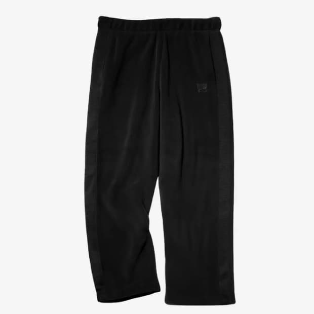 유니클로 니들스 후리스 와이드 팬츠 블랙 L