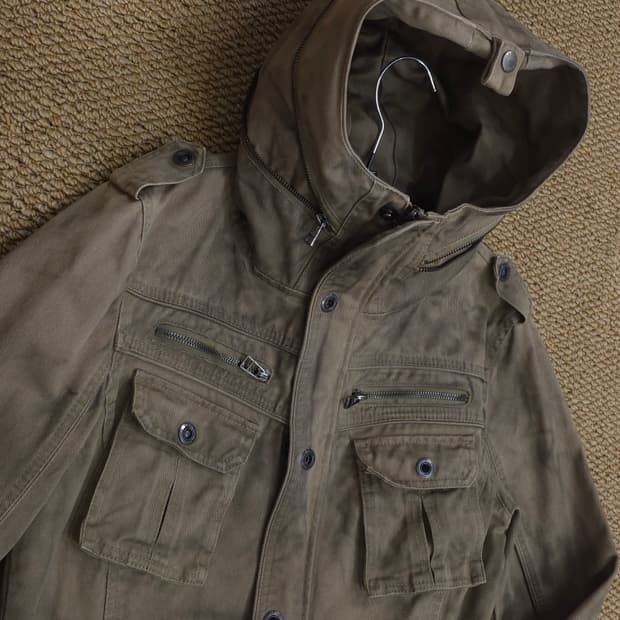 일본브랜드 in the attic ET후드 야상