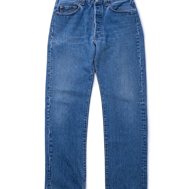 80s Levi's 501 Washed Denim Pants