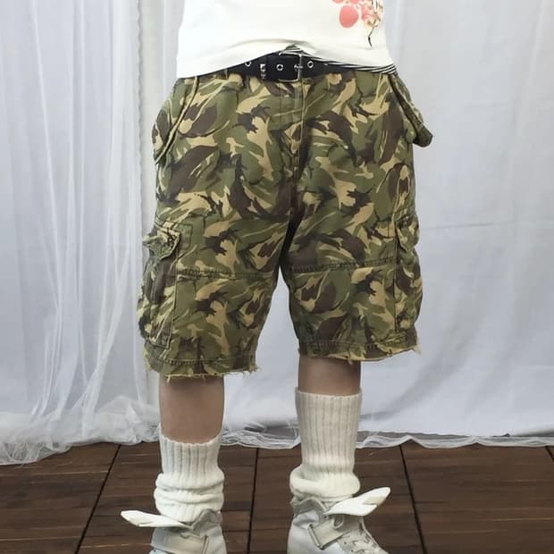 Global Work Camo Cargo Shorts