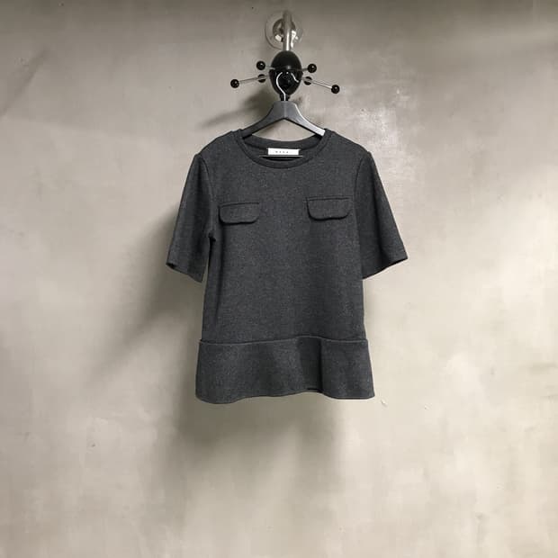 마르니 그레이 반팔 블라우스 42(W)