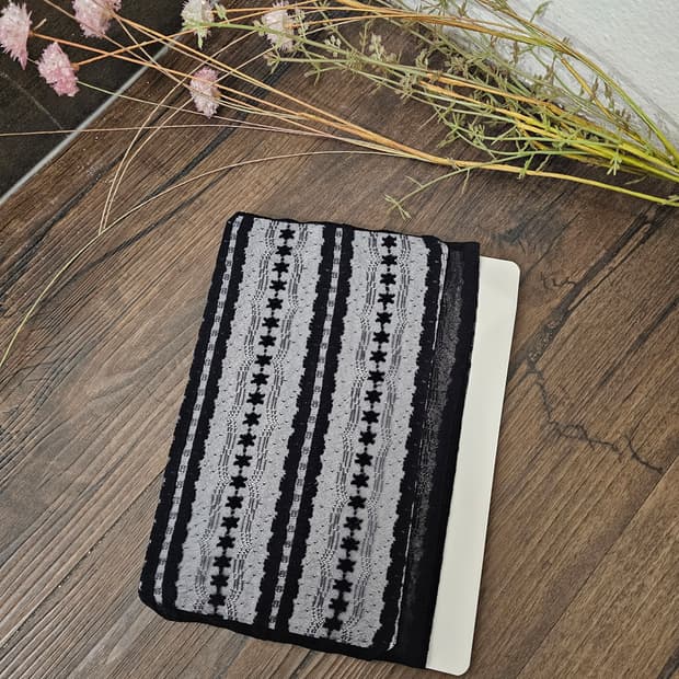 Marie Claire Paris 패턴 블랙 스타킹