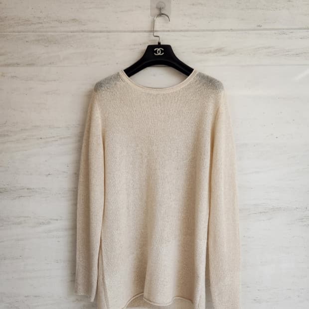 GOBI 고비 메탈릭 케시미어 니트 S사이즈