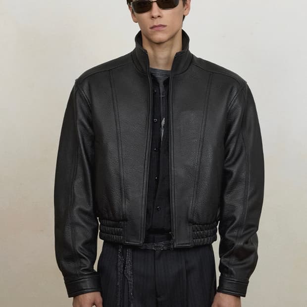 엘무드 세인트 레더 자켓 46