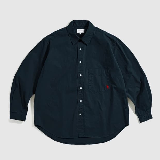 에스피오나지 Cotton Over Shirt Navy M size