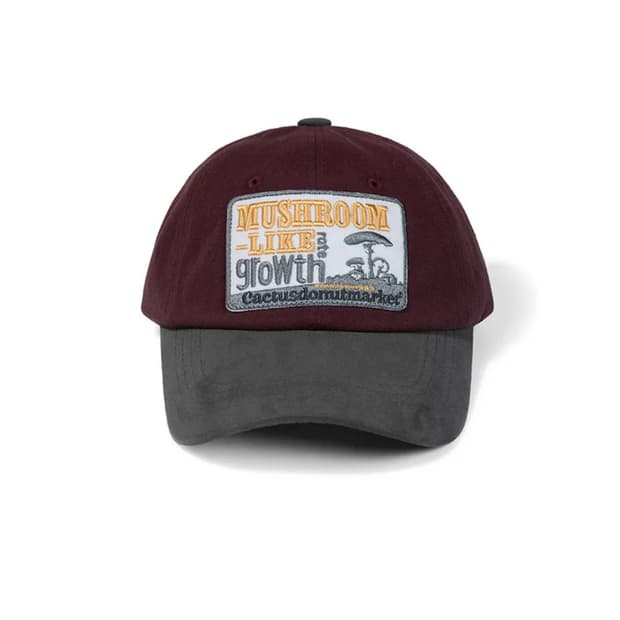 새상품 / 캑터스도넛마켓 버건디 볼캡