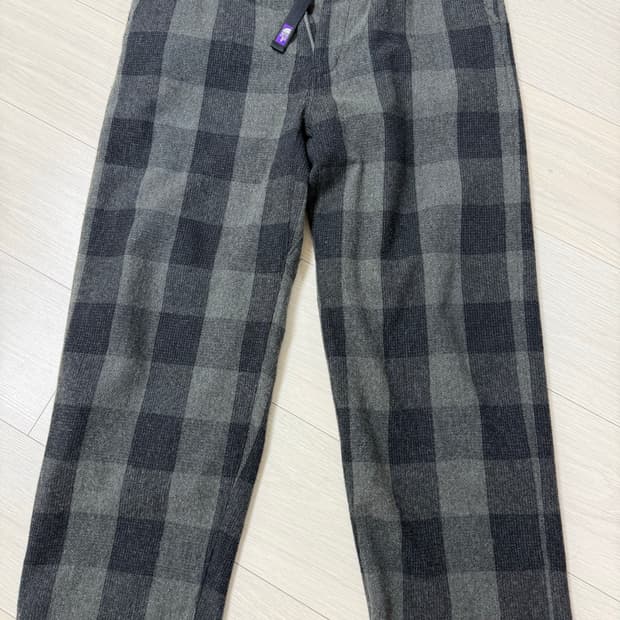 [36] 노스페이스 퍼플라벨 체크 팬츠