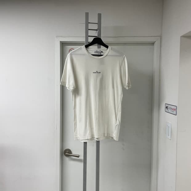 스톤아일랜드 반팔 티셔츠 화이트 14(W)