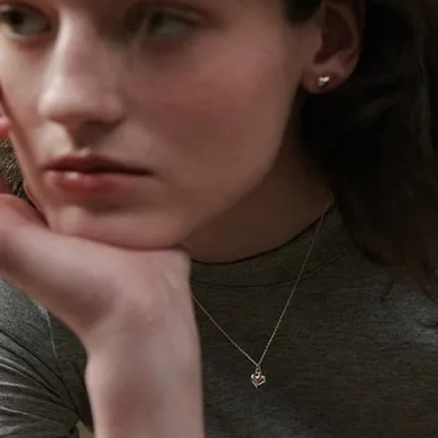 베흐트 풀 하트 목걸이 10MM 실버