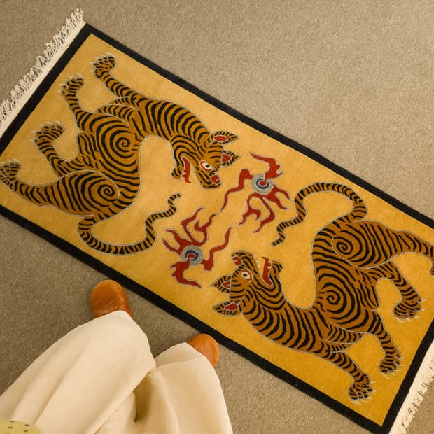 Tibetan Double Tiger Rug