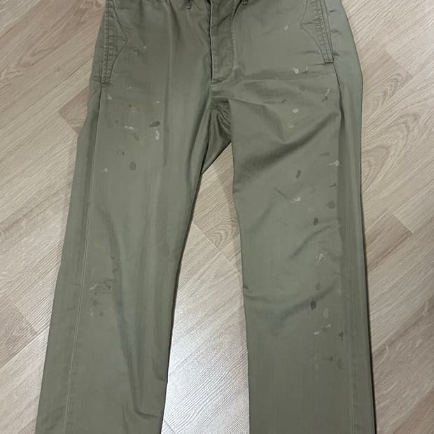 rrl 더블알엘 치노 페인팅 팬츠 30