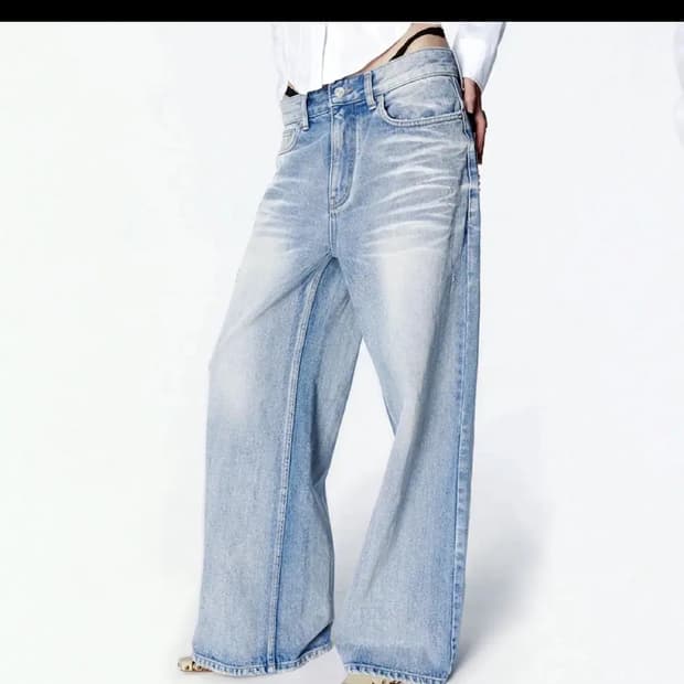 2000아카이브스 와이드 데님 01 사이즈