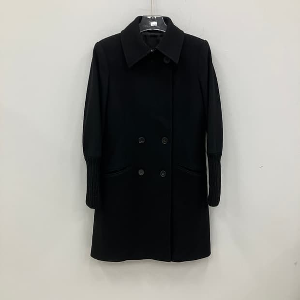 Theory 띠어리 블랙 울 코트 S