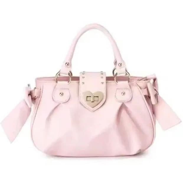 리본 딸기우유 핑크 토트백 히메갸루 라떼갸루 