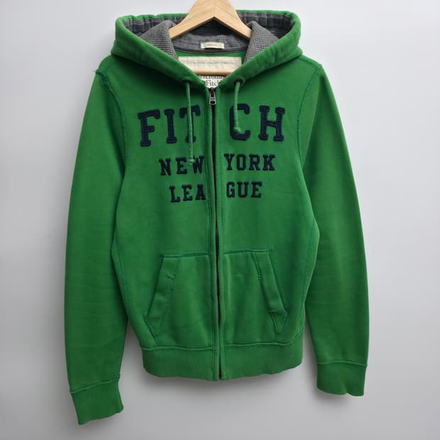 [L] 아베크롬비 그린 후드집업