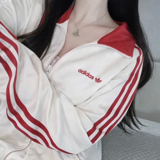 🐰아디다스 베켄바우어 흰빨 대대장 트랙탑 집업 져지♥️