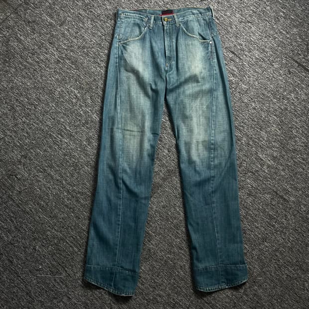 리바이스 엔지니어드진 워싱 데님 팬츠o 1999
