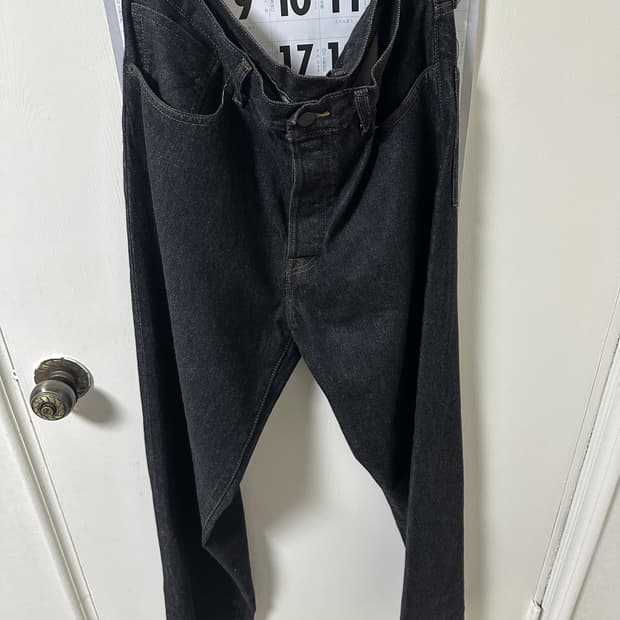 리바이스빔즈 슈퍼와이드 블랙린스 33