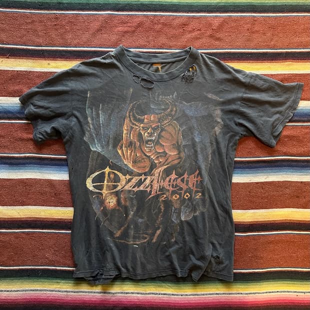 2002 Ozzfest vintage Distressed T Shirt
