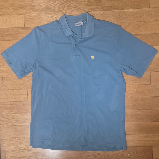 칼하트 WIP 반팔 카라티 XL 블루