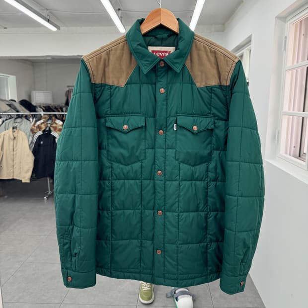 리바이스 웨스턴 퀼팅 자켓 