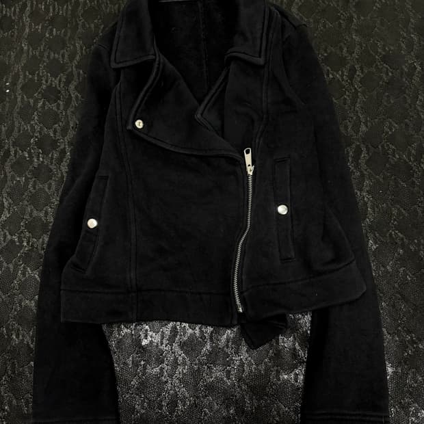 “Vintage” Side Zipper Y2K Jacket