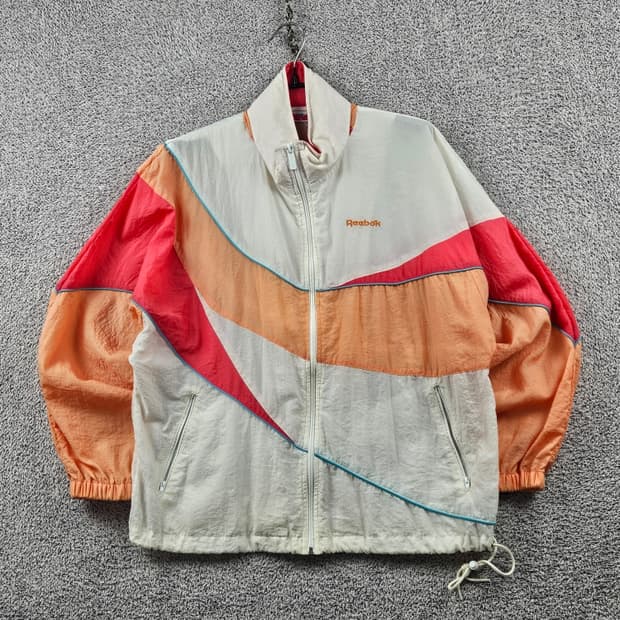 90's 리복 컬러블록 래글런 윈드브레이커 자켓 ( M ) / 11195
