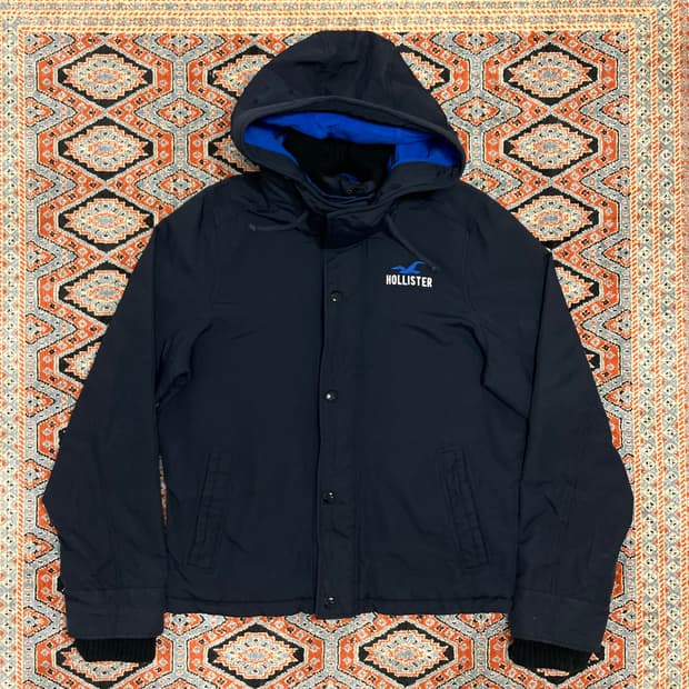 홀리스터 블랙 바람막이 점퍼 여성XL