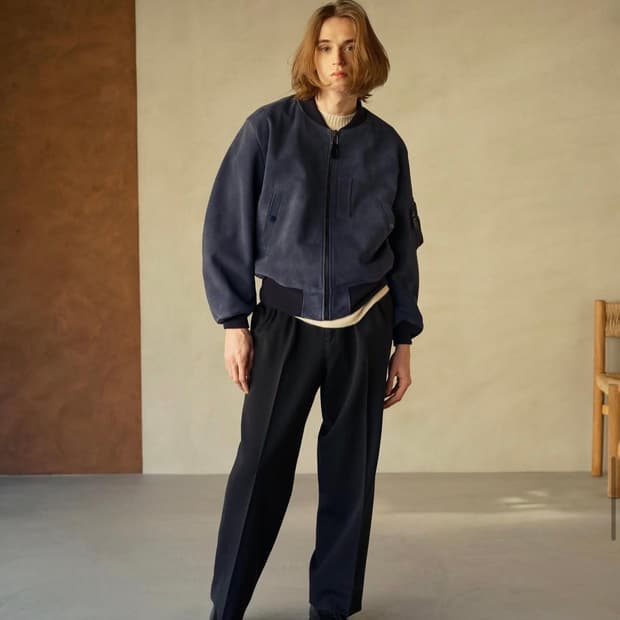 [3] 헤릴 B-15 램스웨이드 자켓 네이비