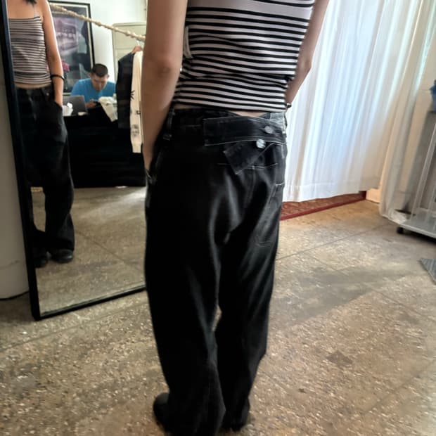 Levis 엔지니어드 진 신치백 흑청