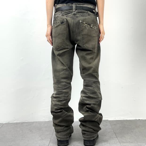 Distressed Denim Pants