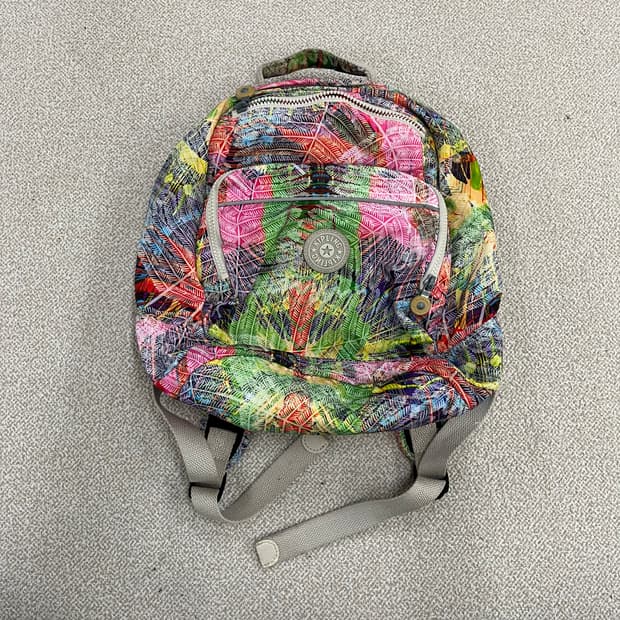 실측확인 키플링 멀티컬러 백팩 0224M