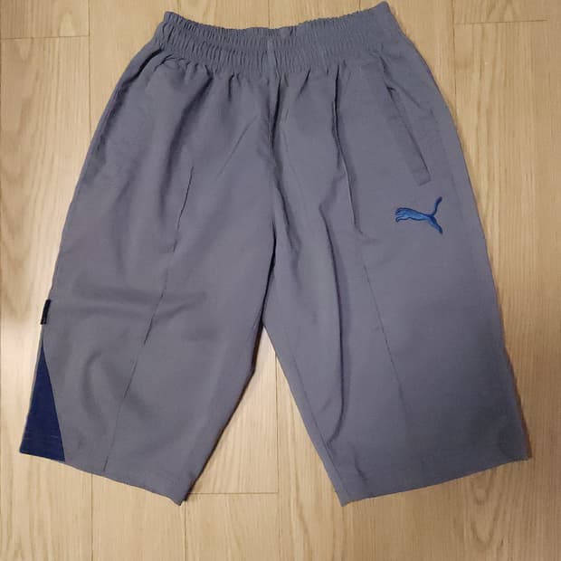 PUMA 퓨마 키즈 우븐 7부 숏팬츠, 반바지 130
