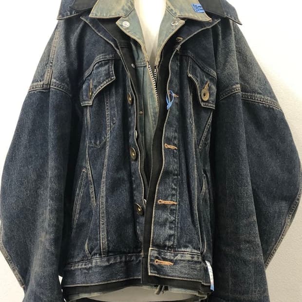 [46] 메종 미하라 야스히로 트리플 레이어드 데님 자켓